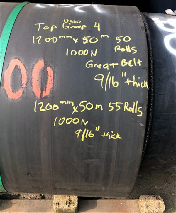 45,829.6' L Of Used Fenner Dunlop Conveyor Belting, 1200mm W X 13911m L (47" W X 45,829.6' L))